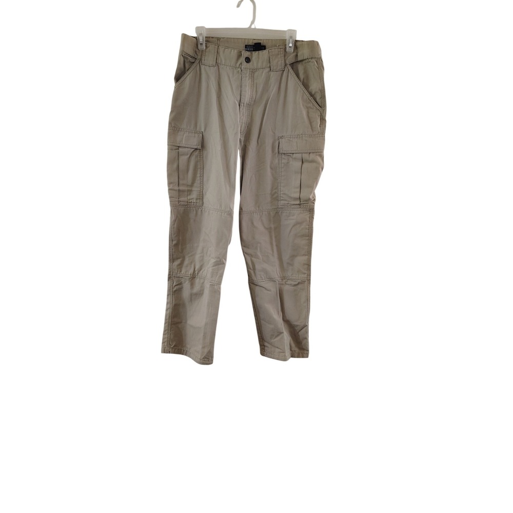 5.11 Tactical Series Khaki Cargo Pants Style 74003 Mens Large Ripstop Tan TDU